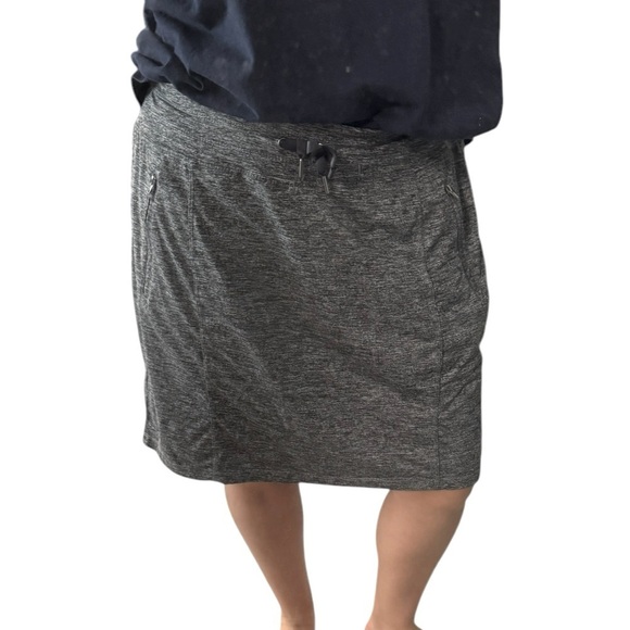Tangerine Gray Soft Women's Athletic Zip Pocket Skort- Size XXL - Picture 1 of 9